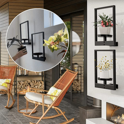 Maximisez l'espace et le style avec notre support mural multifonctionnel pour plantes 
