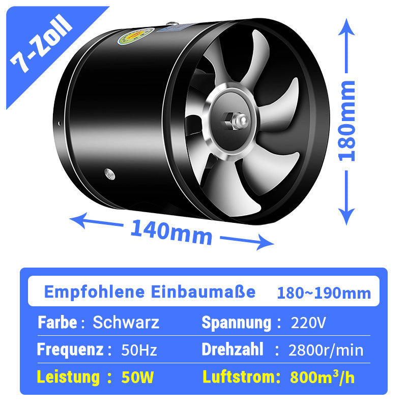 🔥Convient à de multiples scénarios - haute vitesse, haute puissance, aspiration ultra-puissante et ventilateur d'extraction silencieux 