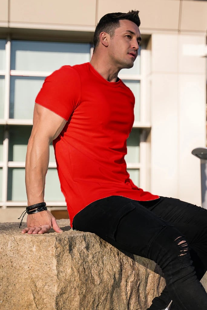 T-SHIRT DROP-CUT ESSENTIEL 