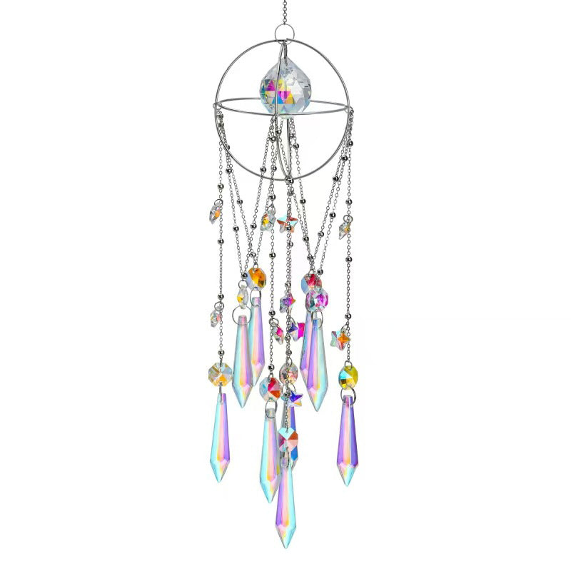 CATCH THE SUN, CATCH JOY – Rainbows That Dance in Your Home! 🌈Radiant Hanging Crystal Prism Suncatcher Pendant