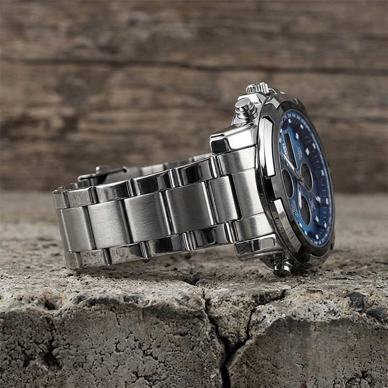 ⏰Men's Waterproof Military Analog-Digital Watches
