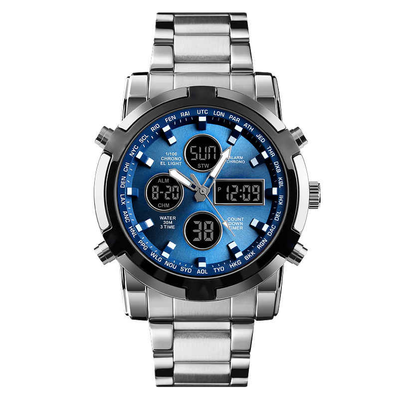 ⏰Men's Waterproof Military Analog-Digital Watches