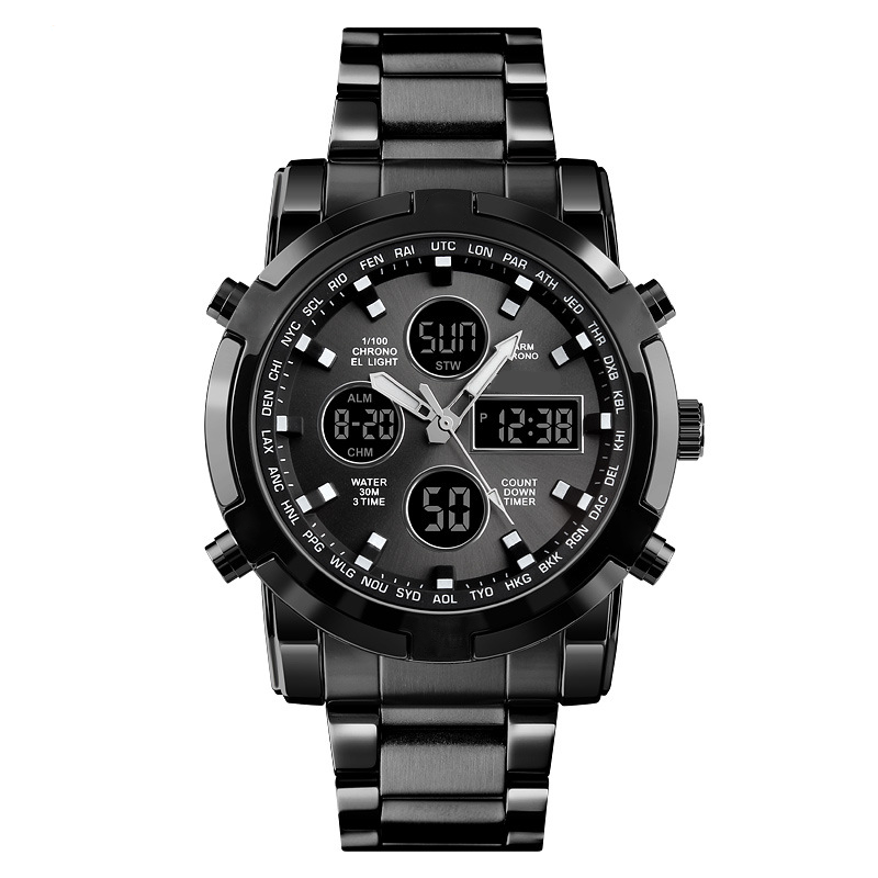 ⏰Men's Waterproof Military Analog-Digital Watches