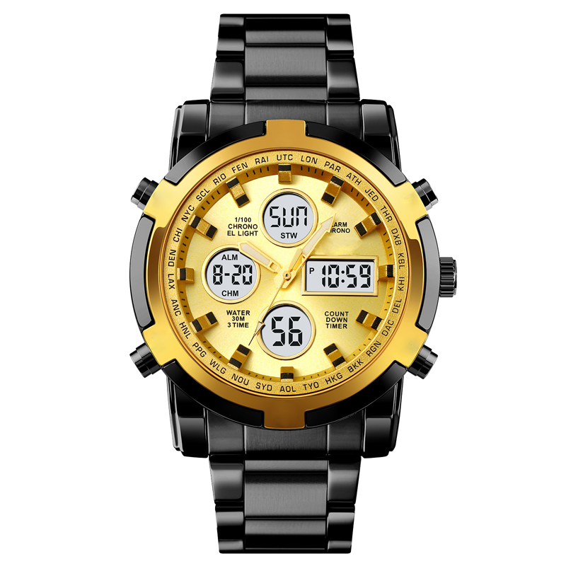 ⏰Men's Waterproof Military Analog-Digital Watches