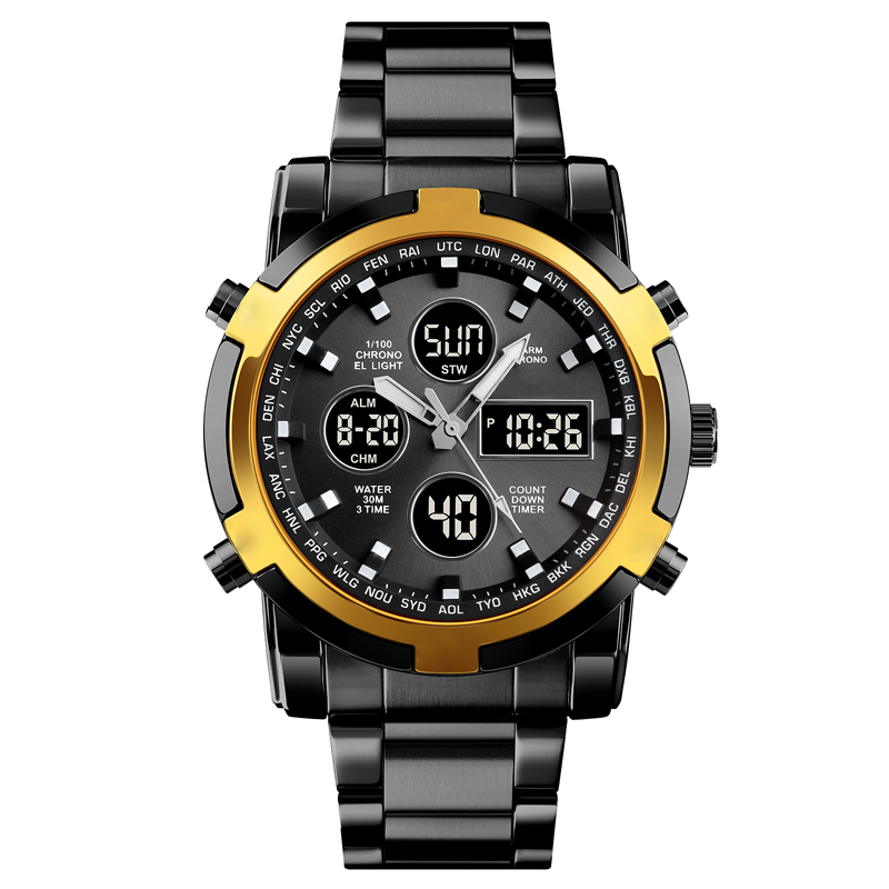 ⏰Men's Waterproof Military Analog-Digital Watches