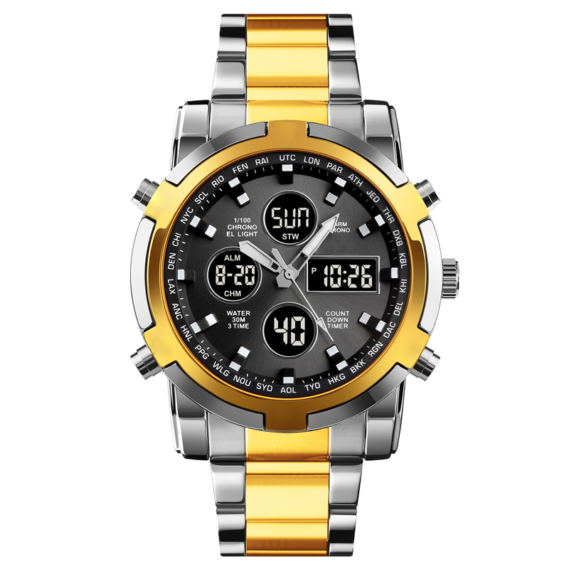 ⏰Men's Waterproof Military Analog-Digital Watches