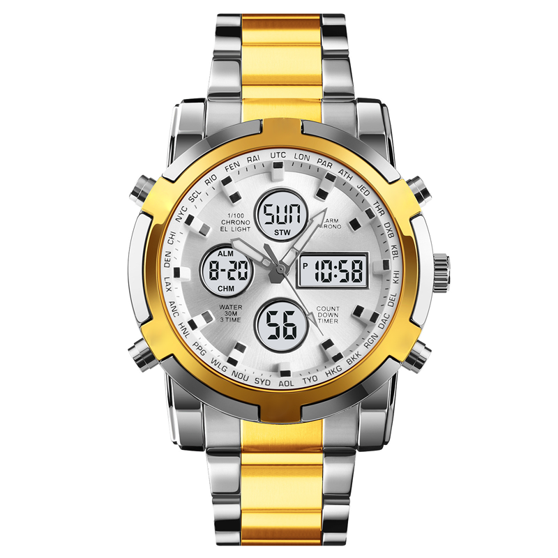 ⏰Men's Waterproof Military Analog-Digital Watches