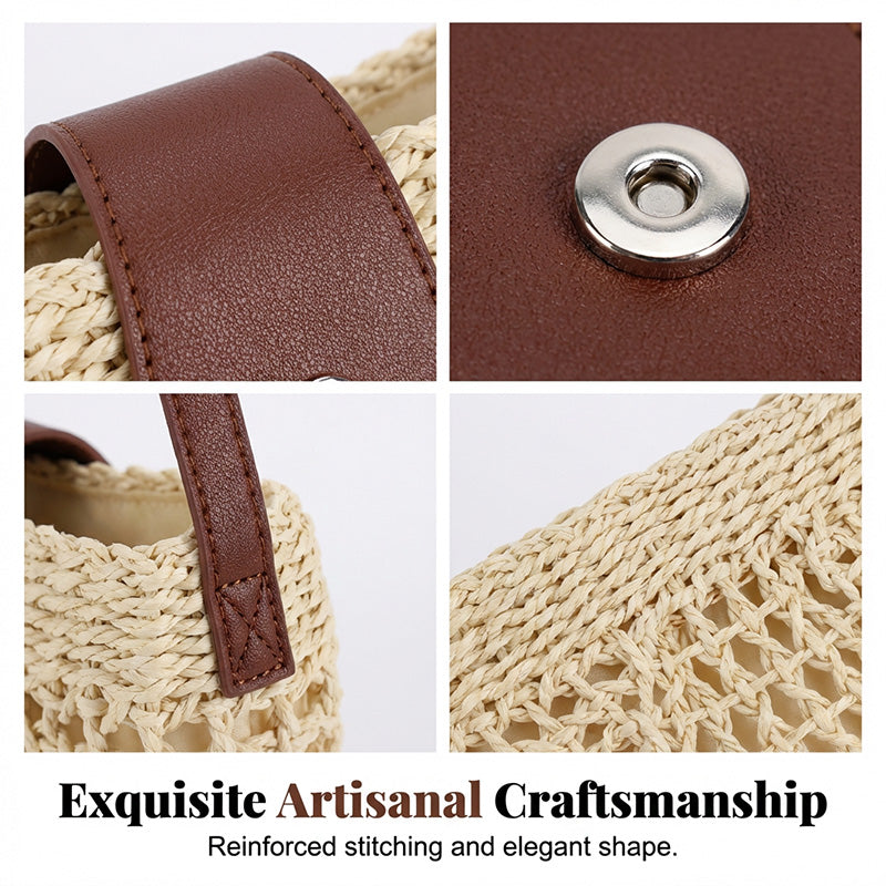 👜 LIMITED-TIME 49% OFF! ✨ Woven Crossbody Bag – Boho, Handwoven, Adjustable, Lightweight ✨