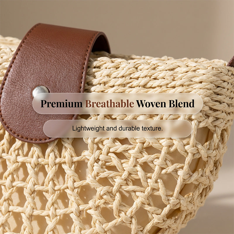 👜 LIMITED-TIME 49% OFF! ✨ Woven Crossbody Bag – Boho, Handwoven, Adjustable, Lightweight ✨