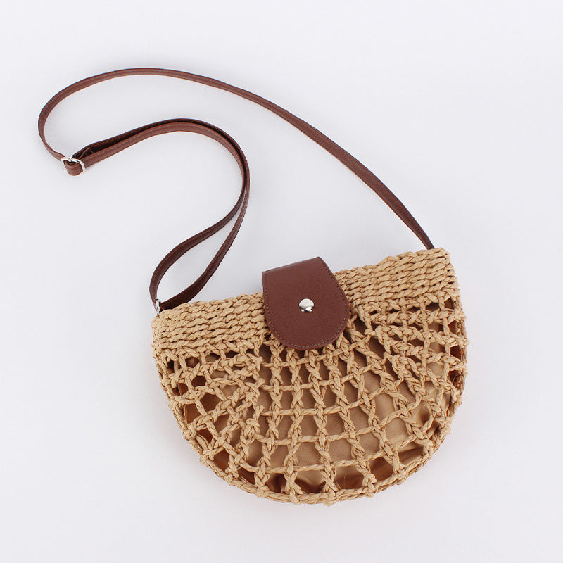 👜 LIMITED-TIME 49% OFF! ✨ Woven Crossbody Bag – Boho, Handwoven, Adjustable, Lightweight ✨